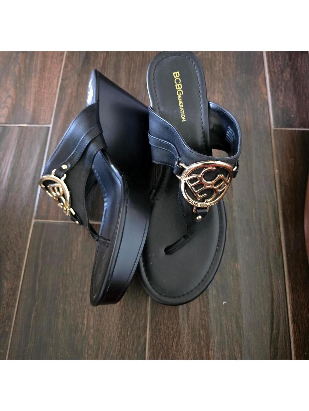 BCBGeneration Women's Black Sandal